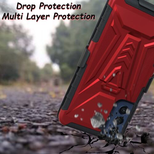 For Samsung Galaxy S21 FE 5G Case Holster Heavy Duty Belt Clip Phone Cover - Picture 22 of 29