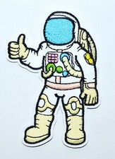 10x Space Man Astronaut Explore Mars Embroidered Iron on Patch 6.4 9 cm