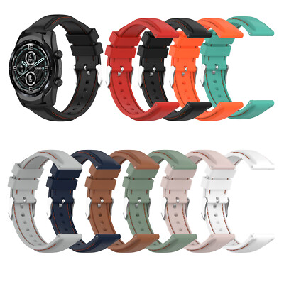Silicone Watch Strap Belt 22MM for Ticwatch Pro3/ Pro3 Lite/ProX/GTX/ Pro  2021