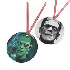 Original FRANKENSTEIN Movie Images - Metal Ornaments