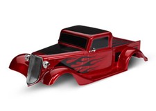 Traxxas 9335r Body Factory Five 35 Hot Rod Coupe Complete Red Painted