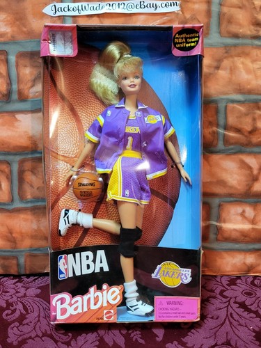 *WNBA 1996 NBA 1998 Starting Lineup Kobe, Shaquille & Barbie L.A. Lakers - Bild 11 von 20