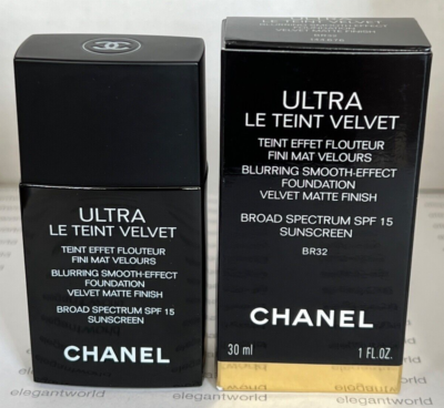 Chanel ULTRA LE TEINT VELVET Blurring Smooth Effect Matte Finish