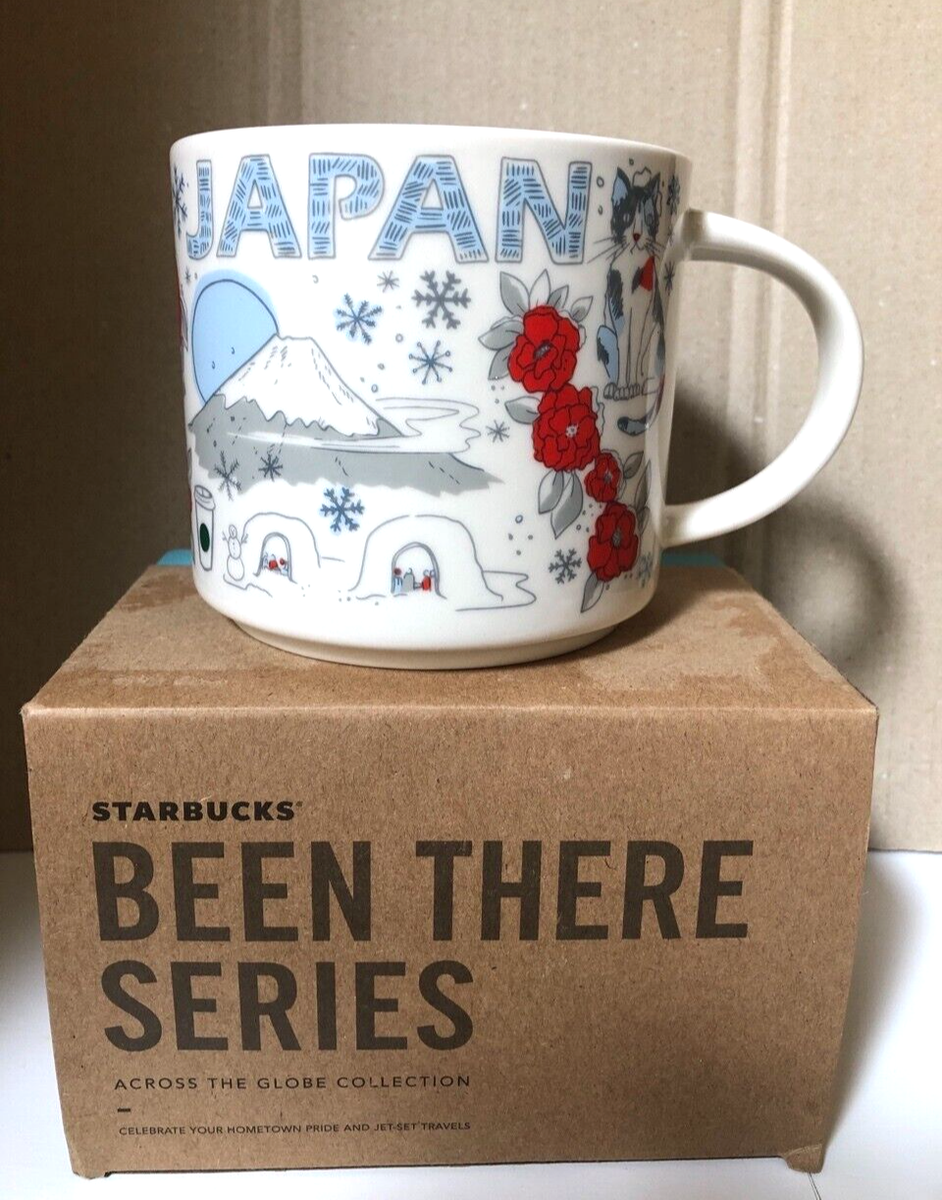 Japan Winter Starbucks coffee Cup Mug 14oz Been There Series NEW