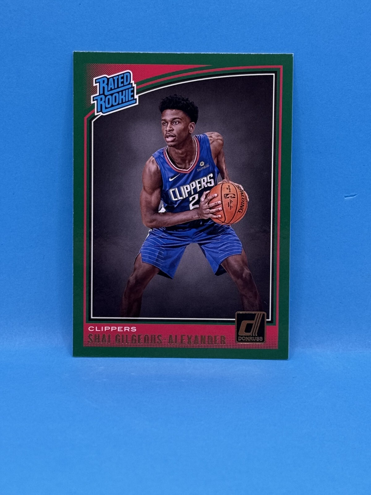 2018-2019 Shai Gilgeous-Alexander Donruss Green Flood (A)