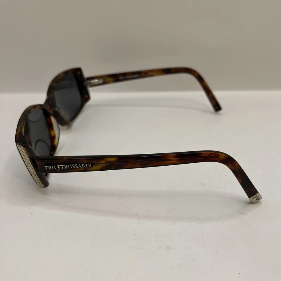 Gafas de sol TRU TRUSSARDI TR 12704 HV marrón tortuga diseñador moda 54-14-135 Foto 3 de 4