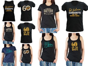 Details Zu T Shirt Zum 60 Geburtstag Fur Damen Frauen Geburtstag 60 Jahre Spruche 60