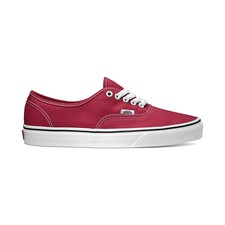 vans authentic crimson