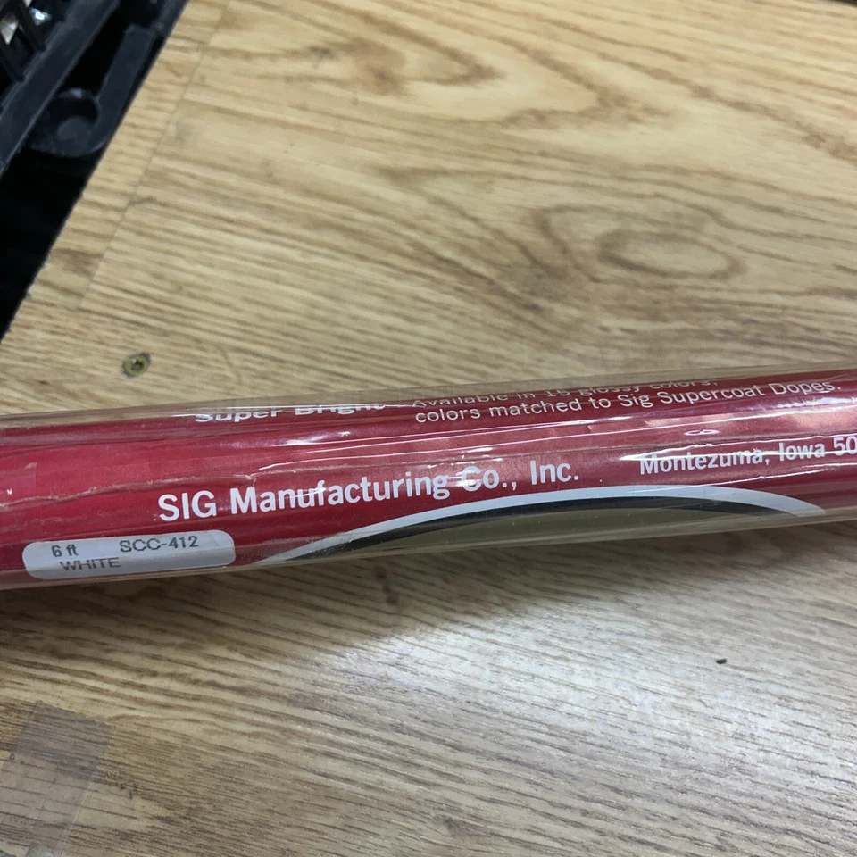 Sig Supercoat White 6ft SCC-412 Iron-on Plastic Covering NOS - Image 3 of 4