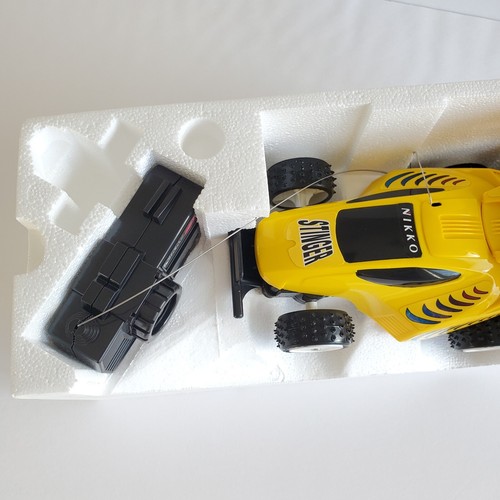 Vintage Nikko RC Yellow Stinger 24625 Radio Control Car 49 MHz Complete In Box - Picture 5 of 16