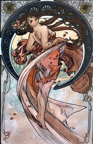 MAGNETS Alphonse Mucha (2in x 3in) & (1.5in x 3in) 14 TOTAL - Picture 10 of 14