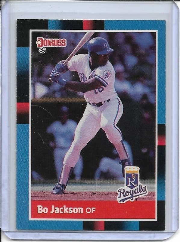 BO JACKSON   1988  DONRUSS   #220   ROYALS / FREE SHIP
