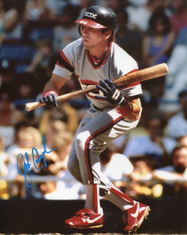 JOHN CANGELOSI Chicago White Sox 1983 Signed color 8x10 Photo COA