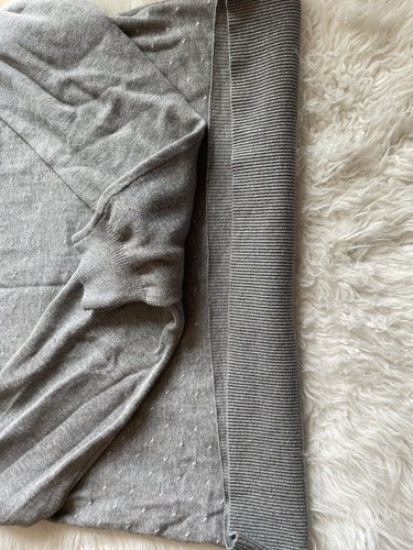 Suéter Merona Hombre Talla Grande Gris Cuello en V Carrera Usado L16 - Imagen 7 de 7