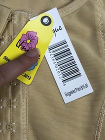 Unique Corset Woman Adjustable Beige Woman Size Large Style 2012 Straps NWT