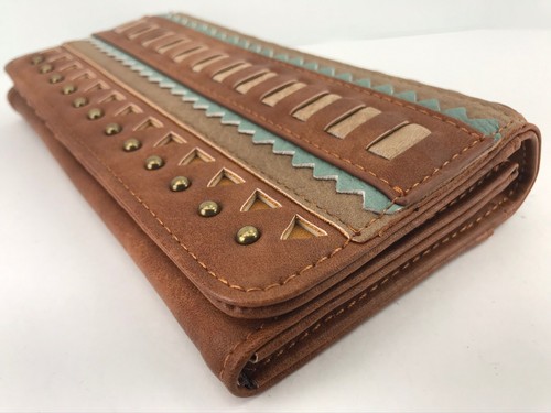 Women's Wallet, Bandana by American West Wallet, Brown, $42 MSRP🐎 - Picture 4 of 11