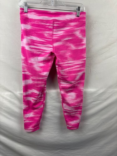 Under Armour Girls Pink Motion Printed Ankle Crop Pants Fitted Size L NWT - Picture 3 of 8