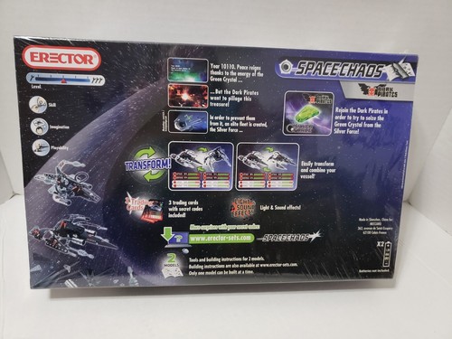 Erector Space Chaos Dark Pirates Commander Ship # 6102 NEW - Picture 2 of 9