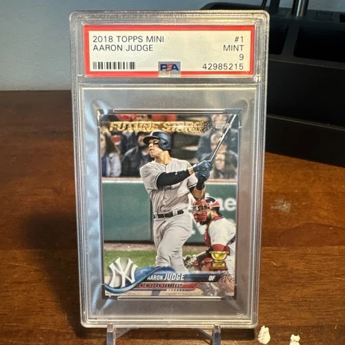 🔥Aaron Judge 2018 Topps Mini All-Star Rookie Cup #1 - PSA 9 MINT - NY Yankees🔥