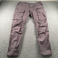 G Star Raw Cargo Pants Mens 38 34 Rovic Zip 3D Tapered Gray Utility Pockets
