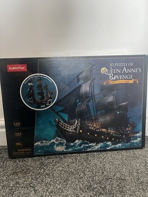 6944588205225 CUBIC FUN LED 306-20522 3D LED PUZZLE - QUEEN ANNE'S REVENGE 