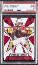 2020 PANINI ROOKIES & STARS #86 KYLER MURRAY PSA 9