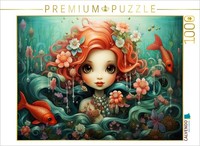Calvendo Puzzle Enchanting Mermaid | 1000 Pieces, Finished Size 25.2 × 18.9 In (