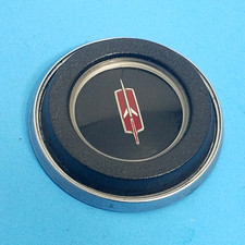 Vintage 70-77 Olds Cutlass 442 Horn Cap For Sport Steering Wheel Black Original Vintage 70-77 Olds Cutlass 442 Horn Cap For Sport Steering Wheel Black Original
