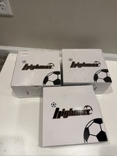 3 New Highmax Soccer Ball Set Size 5 With Pump And Net Bag New In Box