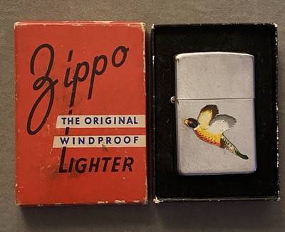 Vintage Zippo 1949 Town & Country Pheasant￼🔥 Rare Lighter W/OG