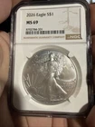 2026 $1 1-oz American Silver Eagle NGC MS69 Brown Label