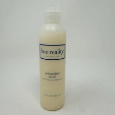 Face Reality Skincare Antioxidant Scrub Exfoliating Cleanser 6.0oz/180ml New