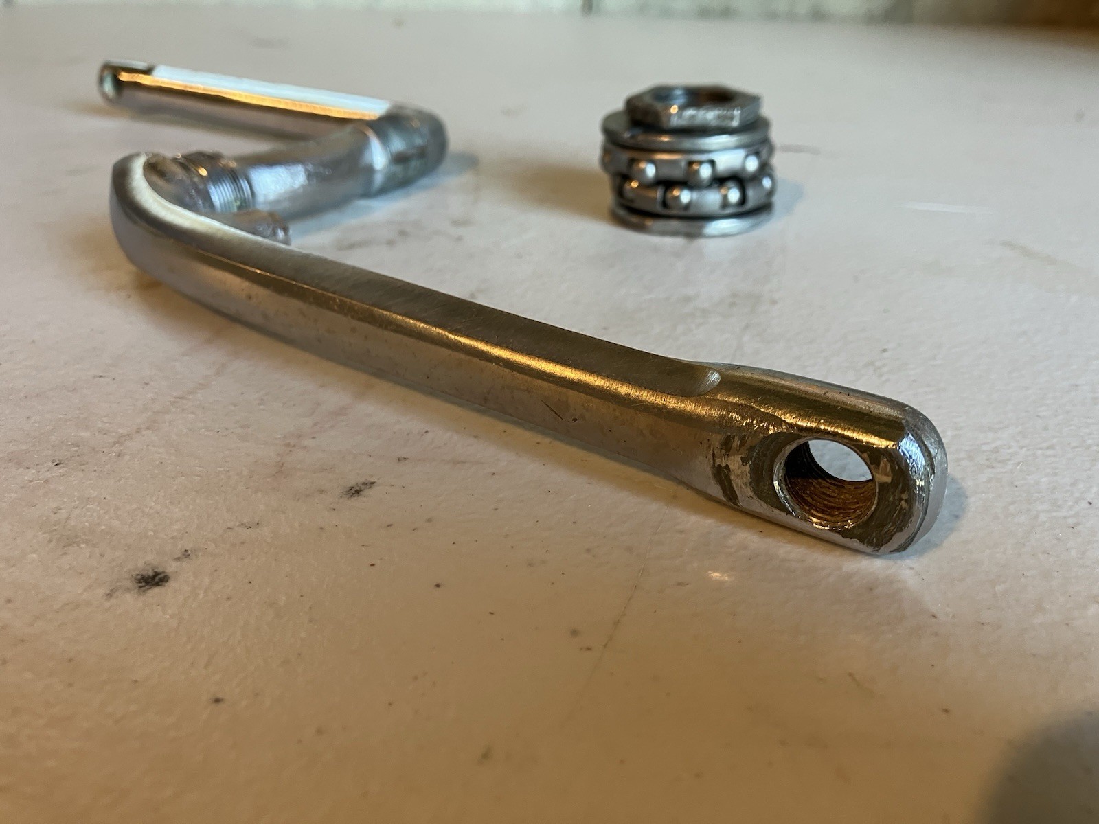 Vintage Old School JM Cr-Mo BMX Cranks W-BB - 175mm Chromoly GT Dyno VFR