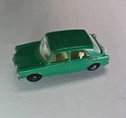 Matchbox No. 64 - MG 1100 Sedan with Driver and Dog in GREEN Vintage 1960s