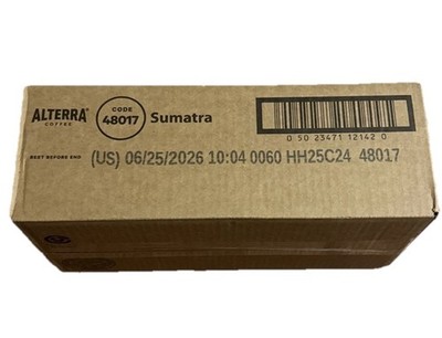 Alterra Sumatra Flavia Coffee Packets 100 Count New 6/26