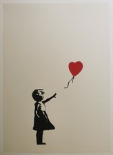 Banksy WCP - Girl With Balloon - West Country Prince