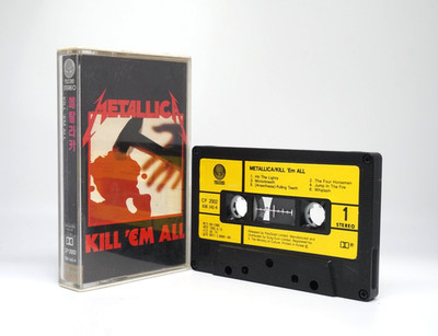 Metallica Kill 'Em All 1990 Korea Cassette Tape Chrome CP2002
