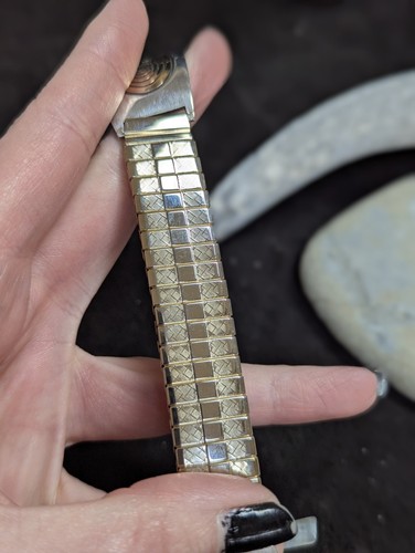 Vintage Navajo Watch Band & Links Mark Yazzie 14k & Sterling Silver - Bild 9 von 11
