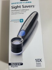 Bausch Lomb 81-34-34 Magnifier 10x Lighted Coddington New