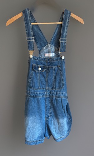 No Boundaries Jrs Shortalls Denim Jeans Latzhose Gr. LG Shorts Gr. 13-15