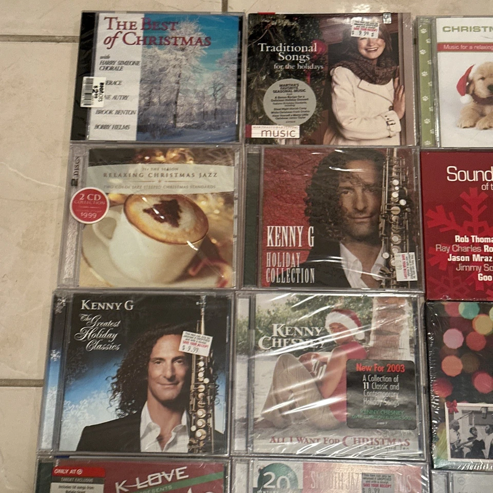 Lot of 16 Christmas Holiday Winter CDs X-mas Holidays Music Collection Brand New Foto 2 de 4
