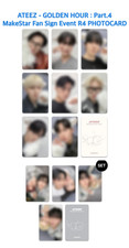 presale [ATEEZ] GOLDEN HOUR : Part.4 MAKESTAR Fan Sign Event R4 Photocard