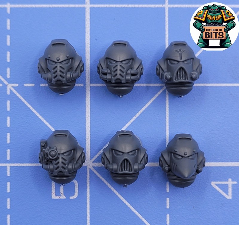 Warhammer 40K Space Wolves Blood Claws Helmet Heads
