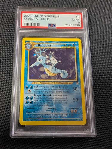 Kingdra (Unlimited) graded PSA 9 for sale on eBay