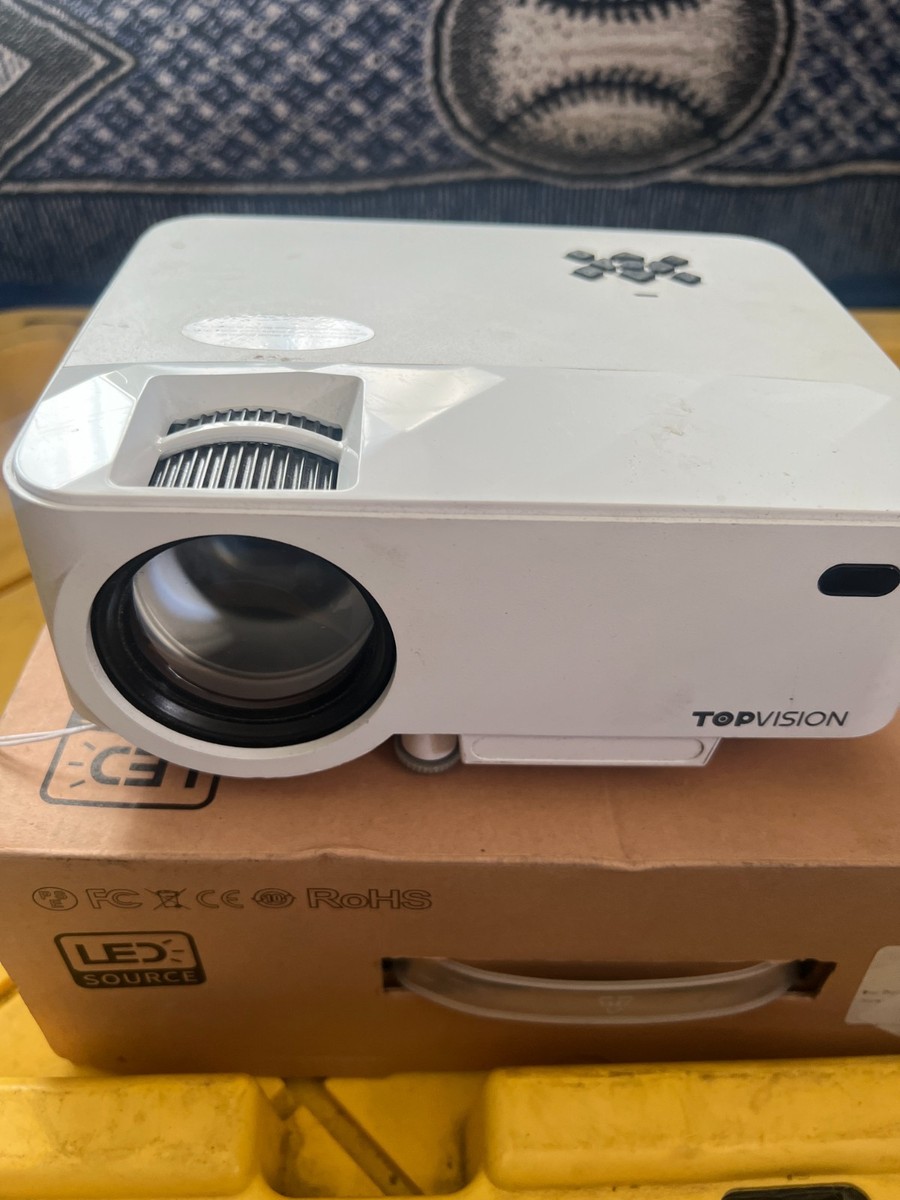 Topvision Portable LED Projector Home Theater HDMI USB AV w/ Box 