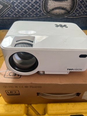 Topvision Portable LED Projector Home Theater HDMI USB AV w/ Box