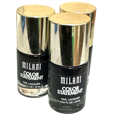 3 MILANI Color Statement Nail Lacquer Polish #501 ENCHANTED SAPPHIRE