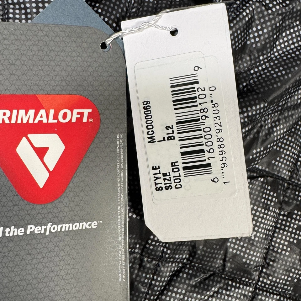 Purdue Boilermakers Vest Mens M Black Gray Camo PrimaLoft Packable Quilted Pete - Image 3 of 4