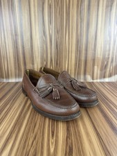 G.H. Bass Heritage Men s 10.5 M Brown Leather Tassel Loafers Dress Shoes