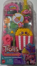 DreamWorks Trolls Fun Fair Surprise FairFest Small Doll 10 Accessories New Toy